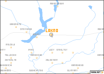 map of Lakno