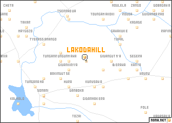 map of Lakoda Hill