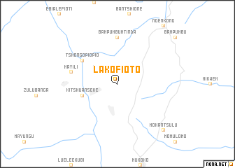 map of Lako Fioto