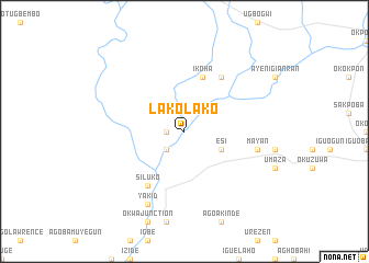 map of Lakolako