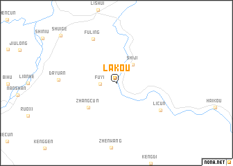 map of Lakou