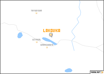 map of Lakovka