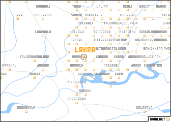 map of Lakra
