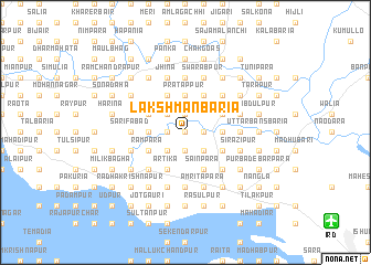 map of Lakshmanbāria