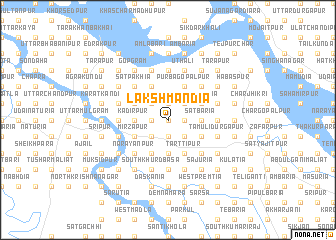 map of Lakshmandia