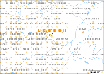 map of Lakshmanhāti