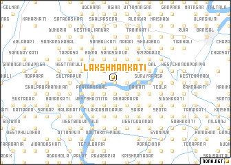 map of Lakshmankāti