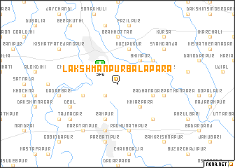 map of Lakshmanpur Bālāpāra