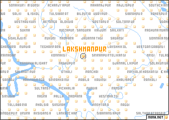 map of Lakshmanpur