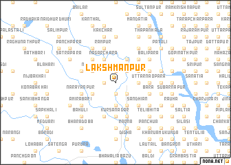 map of Lakshmanpur