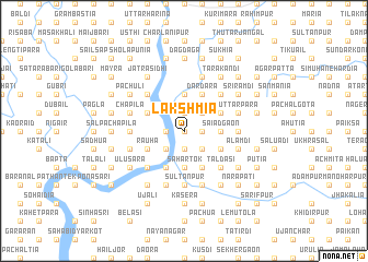 map of Lakshmia