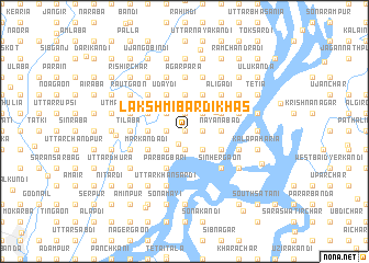 map of Lakshmībardi Khās