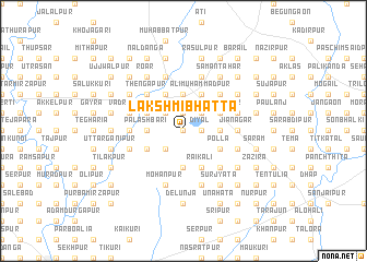 map of Lakshmibhātta