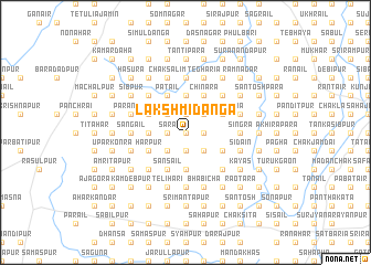 map of Lakshmīdānga