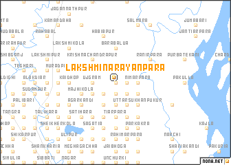 map of Lakshmi Nārāyanpāra