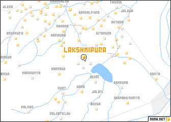 map of Lakshmīpura