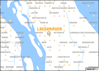map of Lakshmipura