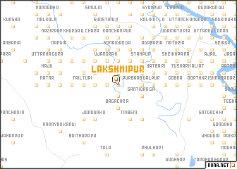 map of Lakshmīpur