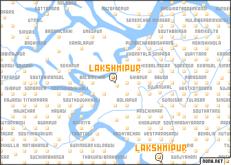 map of Lakshmīpur