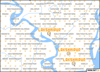 map of Lakshmīpur