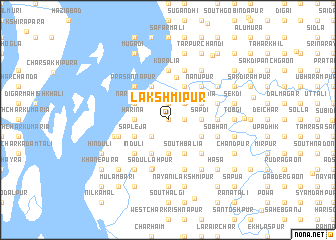 map of Lakshmīpur