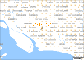 map of Lakshmīpur