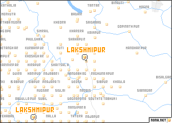 map of Lakshmīpur