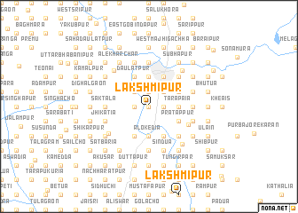 map of Lakshmīpur