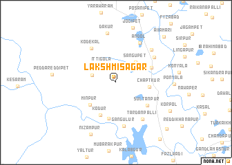 map of Lakshmisāgar