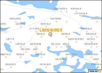 map of Laksiainen