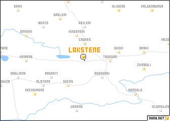 map of Lakstene