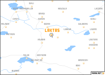 map of Laktas