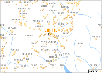 map of Laktil
