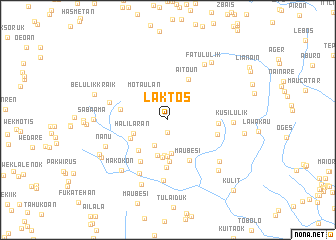 map of Laktos