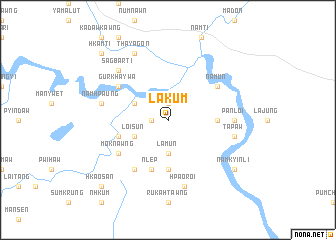 map of Lakum