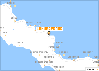 map of Lakurafanga