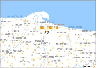 map of Lākūzhdeh