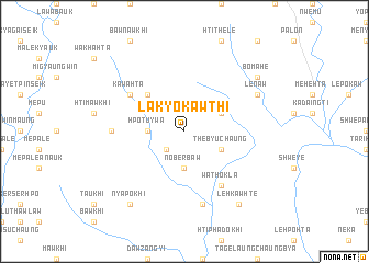 map of Lakyokawthi