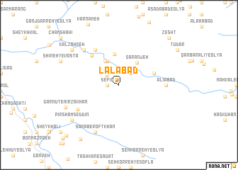 map of La‘lābād