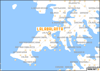 map of Lala Balanta