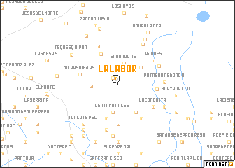 map of La Labor