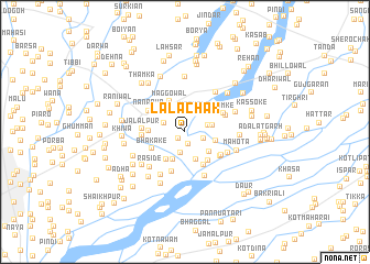 map of Lāla Chak