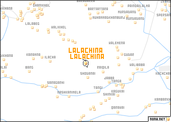 map of Lāla Chīna