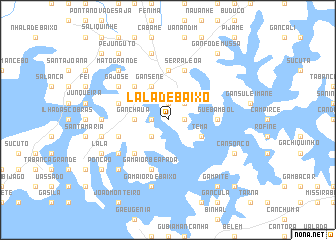 map of Lala de Baixo