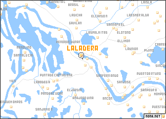 map of La Ladera