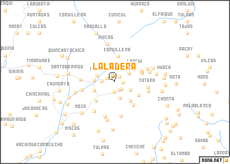 map of La Ladera