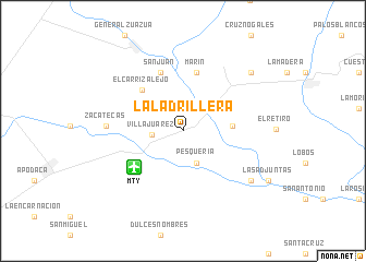 map of La Ladrillera