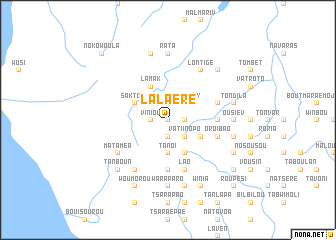 map of Lalaéré