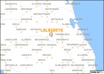 map of La Lagarta