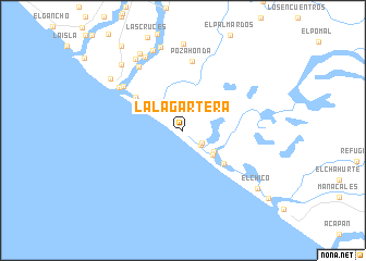 map of La Lagartera